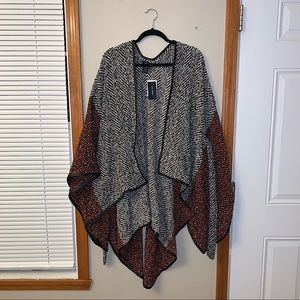 🎉HP🎉🎉 Poncho Tie Sweater NWT